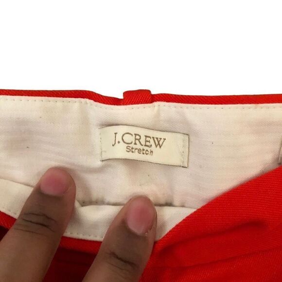 J Crew Minnie Stretch Ankle in Tangerine, Size 6 - Picture 3 of 9